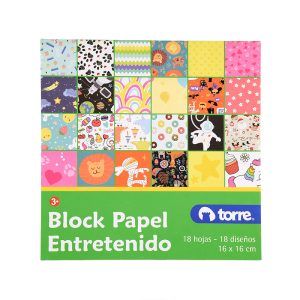 Block Papel Entretenido 18 Hojas - Torre