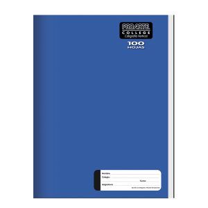 LIBESA Cuaderno Proarte College Liso 100 hojas Caligrafia Vertical