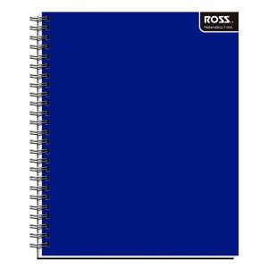 Cuaderno Universitario Liso 100HJ 7mm / Azul - Ross