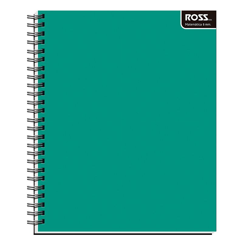 Cuaderno Universitario Liso 100HJ 5mm / Verde - Ross