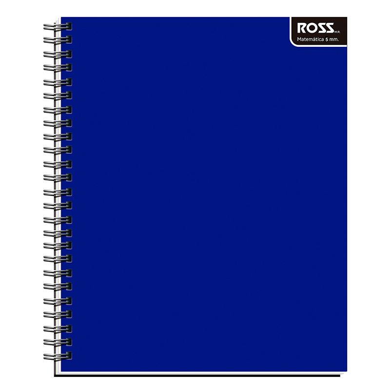 Cuaderno Universitario Liso 100HJ 5mm Azul - Ross