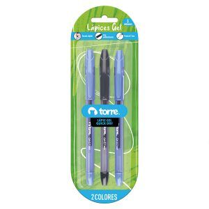 Set 3 Bolígrafo Gel Quick Dry 0,7 mm - Torre