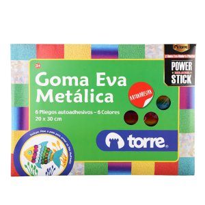 Goma Eva Metálica Auto Adhesiva - Torre