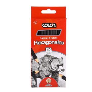 Lápices Grafito Hexagonal 12 und. - Colón