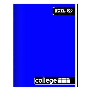Cuaderno Ross Colegge Liso 100HJ 7mm Azul- Ross