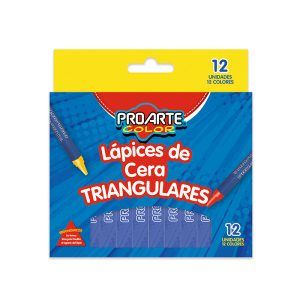 Lápices Cera Triangulare 12 Colores - Proarte