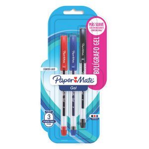 Bolígrafo Gel Económico Colores Básicos TJX3 - Paper Mate