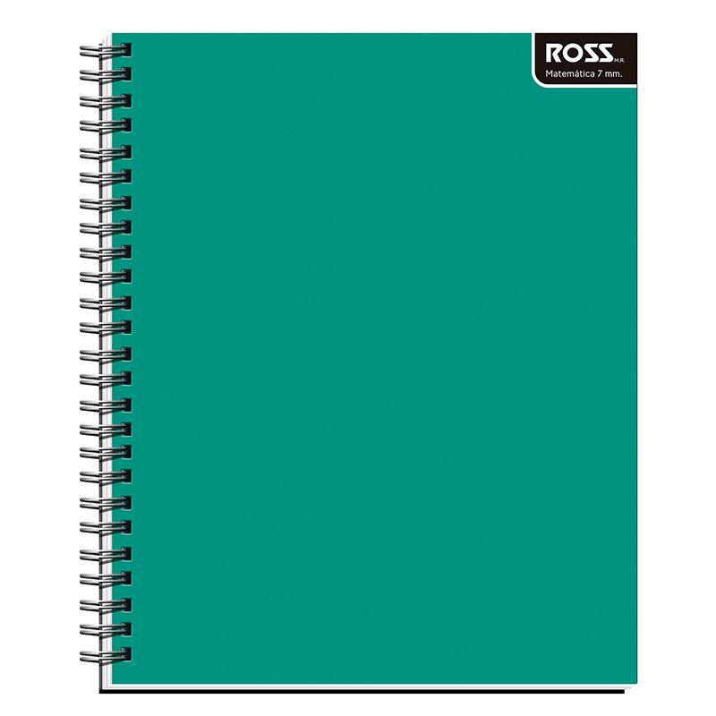 Cuaderno Universitario Liso 100HJ 7mm / Verde - Ross
