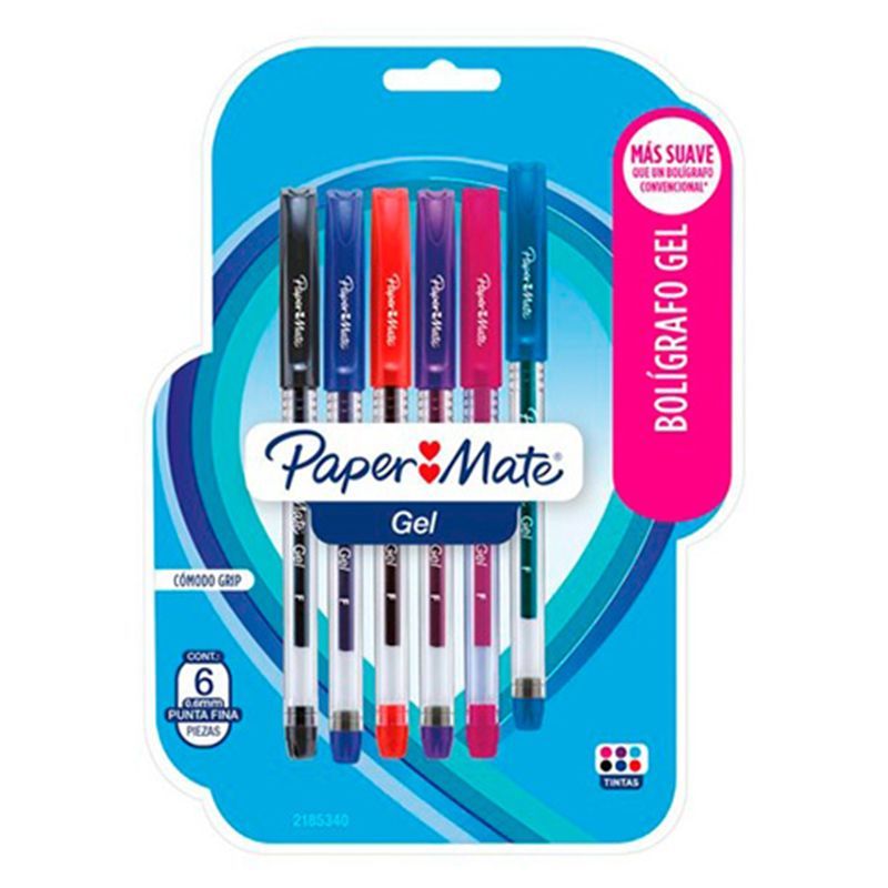 Bolígrafo Gel TJX6 Surtida - Paper Mate
