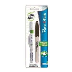 Liquid Paper Lapiz Corrector + 1 Sharpie Fine - Sharpie