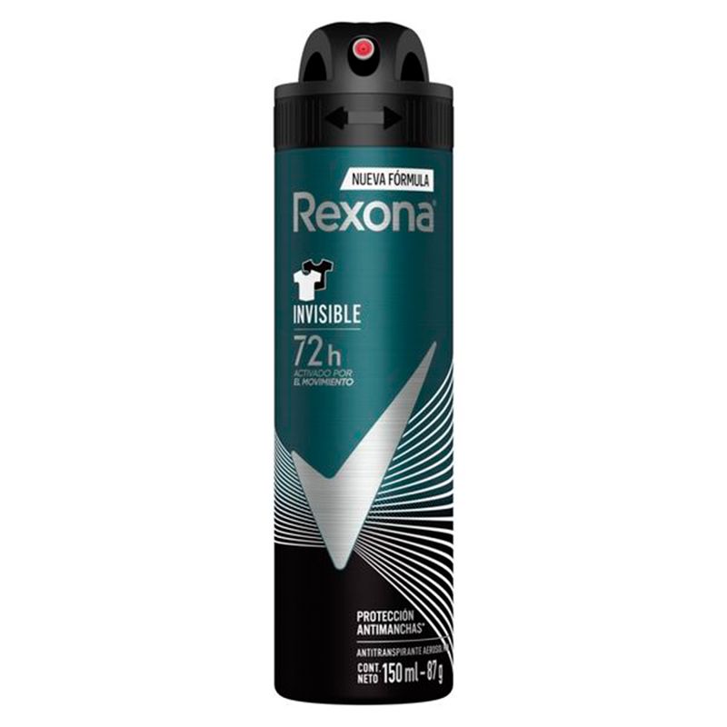 Desodorante Men Aerosol Invisible 87gr 150ml - Rexona