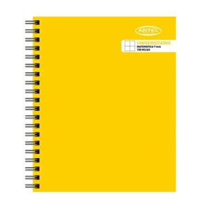 Cuaderno Universitario Liso 100 Hojas 7mm / Amarillo - Artel