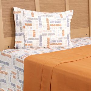 Set 2 Sábanas 1.5 Plazas Plumetti / Argel - Mashinni