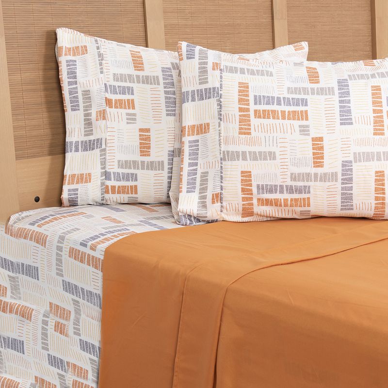 Set 2 Sábanas 2 Plazas Plumetti / Argel - Mashinni