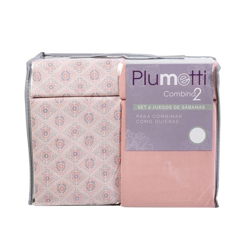 Set 2 Sábanas 2 Plazas Plumetti / Acra - Mashinni - Imagen 5