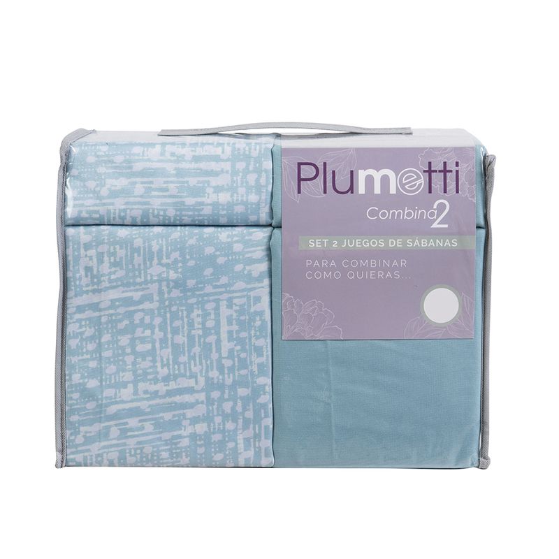 Set 2 Sábanas 1.5 Plazas Plumetti / Kigali - Mashinni - Imagen 5