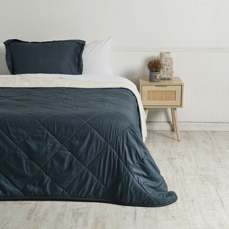 MASHINI Plumon MF Emboss+Sherpa 1.5 P Azul