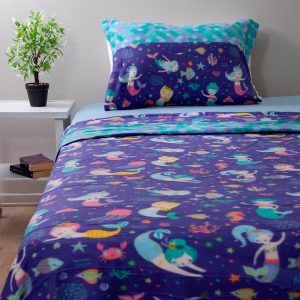 Sábanas Polar Kids 1.5 Plazas / Sirenas - Doral