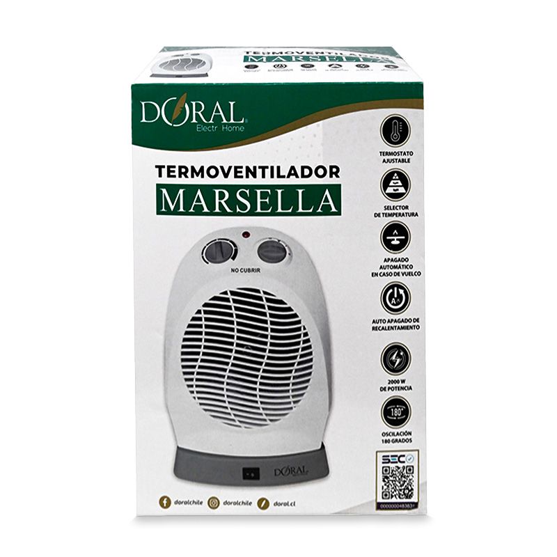 Termoventilador con Rotación Marsella - Doral - Imagen 3