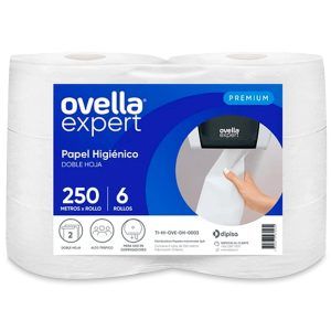 Papel Higiénico Doble Hoja 6und 250mts - Ovella