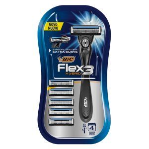Maquina de Afeitar Flex3 Hybrid Bi 5 und - Bic