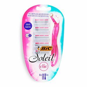 Maquina Rasuradora Femenina Soleil Clic Bi 6 Repuestos - Bic