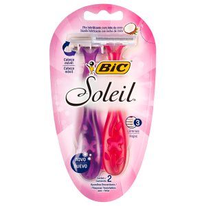 Maquina Rasuradora Femenina Soleil Rosa y Lila 2 und - Bic