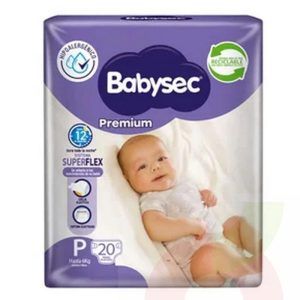 Pañal Premium P 20 und - Babysec