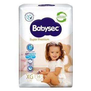 Pañal Super Premium XG 14 und - Babysec