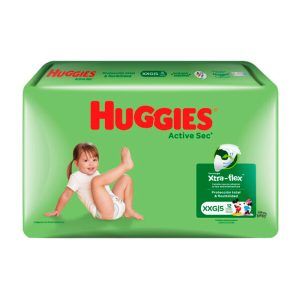 Pañal Active Sec XXG 12 Und - Huggies