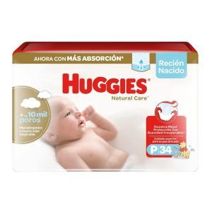 Pañal Natural Care P 34 Und - Huggies