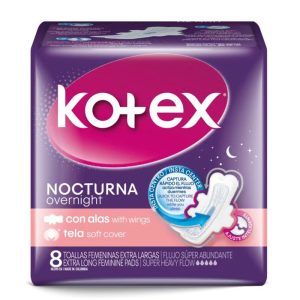 Toallas Higiénicas Nocturnas Suave 8 und - Kotex
