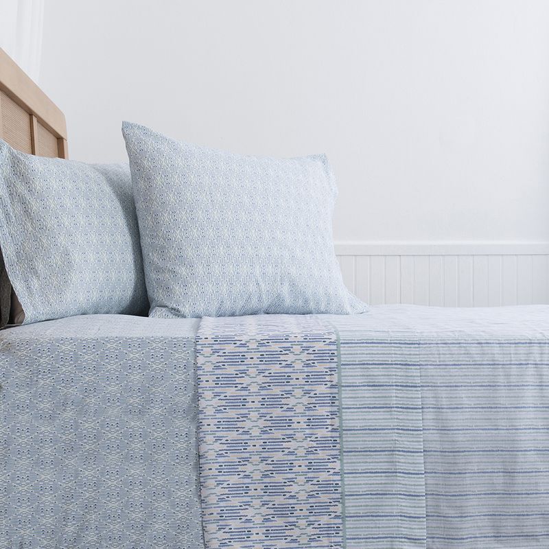 Juego de Sábanas Estampada 144 Hilos 2.5 Plazas / Sabina - Mashini - Imagen 2