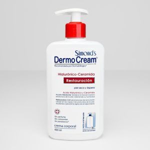 Crema Corporal DermoCream 400 ml / Hialurónico y Ceramidas - Simond´s
