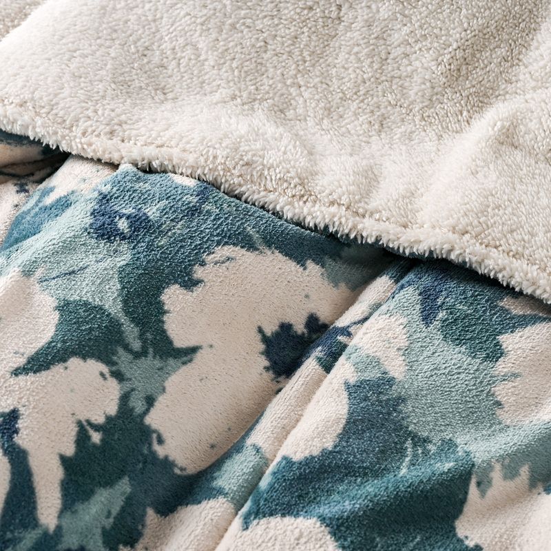 Plumón Coral Sherpa Estampado 1.5 Plazas / Malise - American Family - Imagen 3