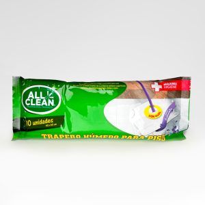 Paño Húmedo Para Piso 10 und / Lavanda  - All Clean