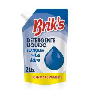Detergente Líquido de Ropa Doypack 2 lt / Azul - Briks