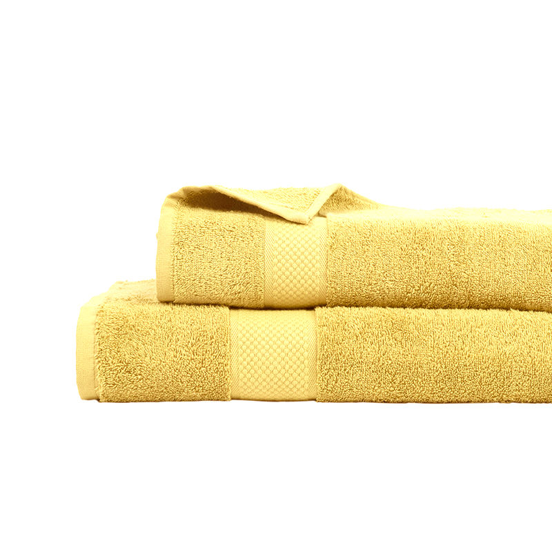 Set 2 Toallas 500 grs / Amarillo - Mashini