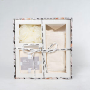 Set de Regalo 2 Toallas + Esponja / Vainilla - Mashini