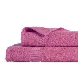 Set 2 Toallas Colorix 380 grs / Fucsia - Plumetti