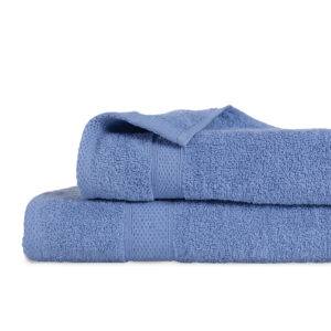 Set 2 Toallas Colorix 380 grs / Azul - Plumetti