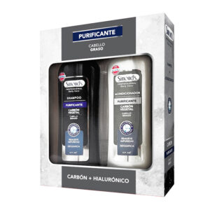 Estuche Daily Care Purificante Carbón Vegetal / Shampoo + Acondicionador - Simonds