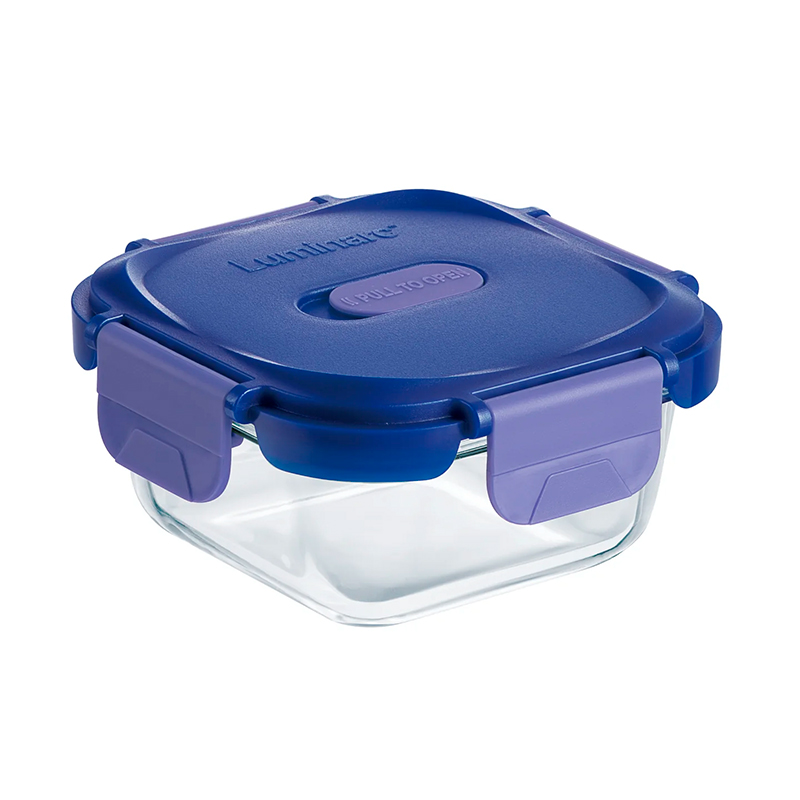 Contenedor Hermético de Vidrio Cuadrado 520 ML - Lumimarc