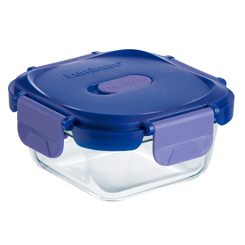 Contenedor Hermético de Vidrio Cuadrado 800 ML - Lumimarc