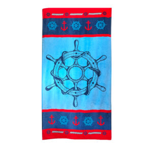 Toalla de Playa Velour 70x140 cm / Bucalemu - Chiteco by Lourdes