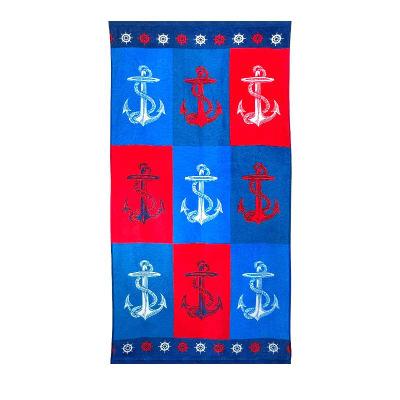 Toalla de Playa Velour 70x140 cm / Montemar - Chiteco by Lourdes