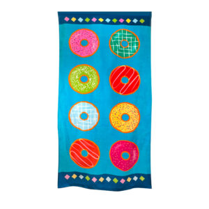 Toalla de Playa Velour 70x140 cm / Roscas - Chiteco by Lourdes