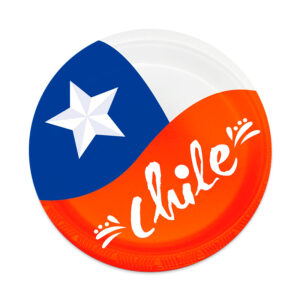 Set 6 Platos 23 cm Chile - Big Party