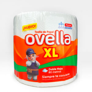 Toalla de Papel Doble Hoja 80 Mts - Ovella