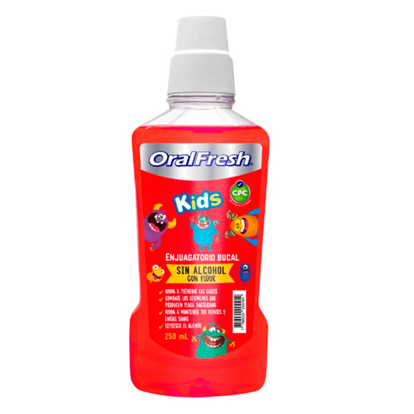 ENJUAGUE BUCAL NIÑO SIN ALCOHOL 250 ML